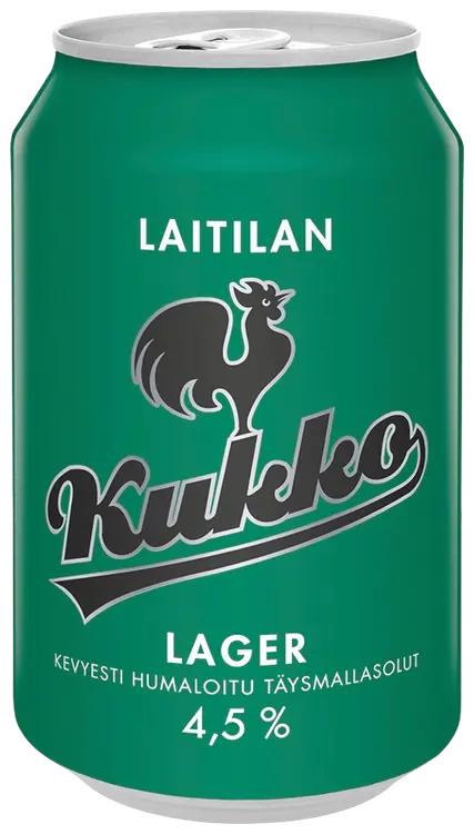 Laitilan Kukko Lager 4,5 til-% 0,33L olut