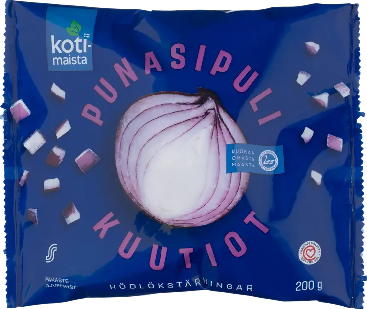 Kotimaista 200g punasipulikuutiot pakaste