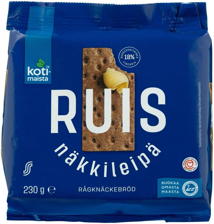 Kotimaista rukkinäkileib 230g