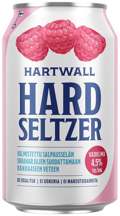 Hartwall Hard Seltzer Raspberry muu alkohoolne jook 4,5%vol 330ml