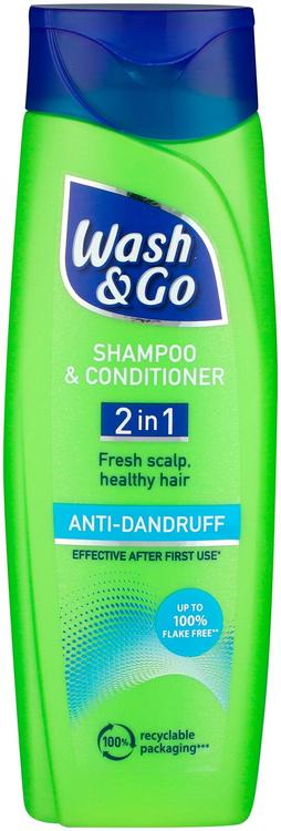 Wash&Go 2in1 AntiDandruff Shampoo 180ml