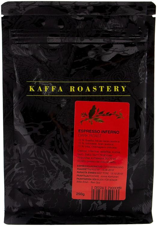 Kaffa Roastery 250g Espresso Inferno suodatinkahvi