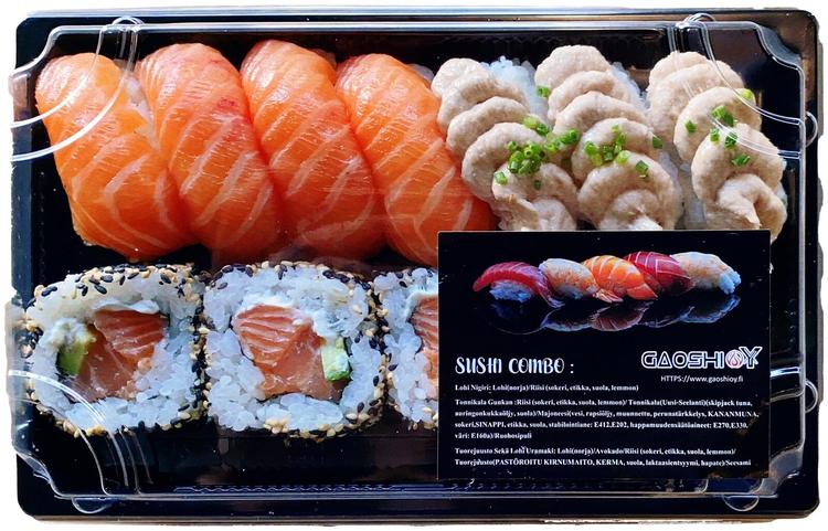Gaoshi Oy Sushi Combo 1 – Tuore ja kevyt, gluteeniton