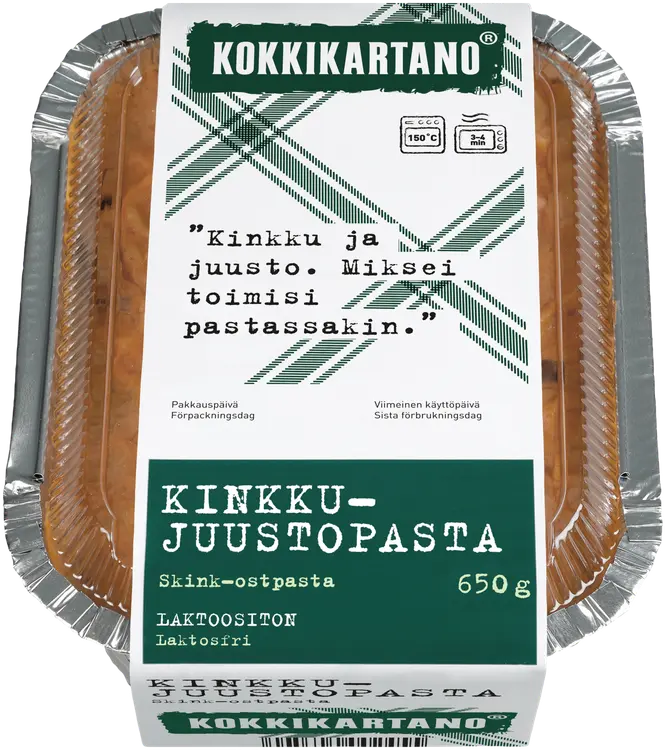 Kokkikartano Kinkku-juustopasta 650g