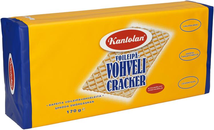 Kantolan Voileipävohveli Cracker voileipäkeksi 170g