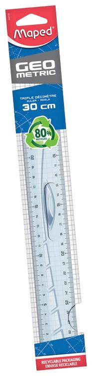 Maped joonlaud käepidemega 30 cm