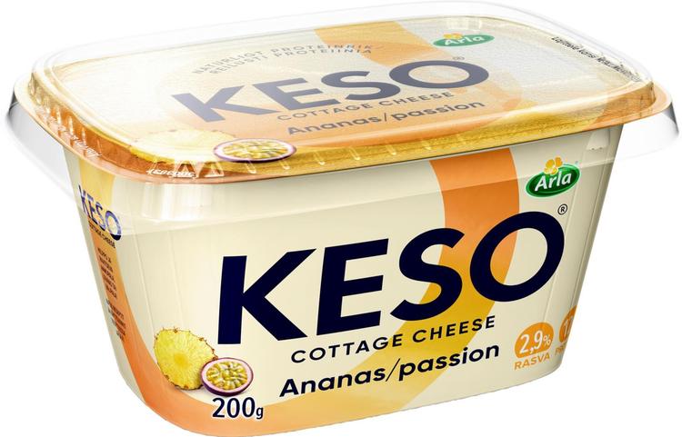 Arla Keso raejuusto ananas passion 200 g