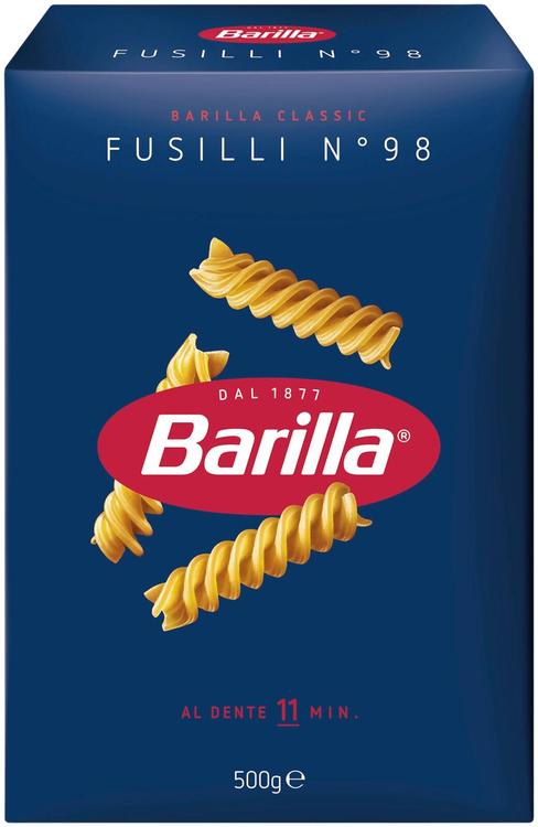 Barilla Fusilli No98 durum wheat pasta 500g