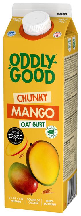 Oddlygood® kaurapohjainen gurtti 1 kg mango