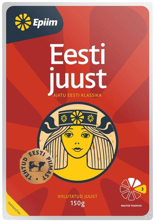 Eesti juust, viilutatud, 150 g