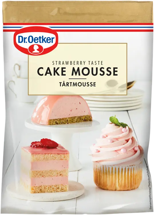 Dr. Oetker Mansikanmakuinen kakkumoussejauhe 130 g