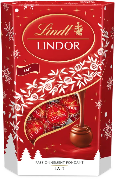 Lindt LINDOR Joulu Maitosuklaakuula pehmeällä täytteellä 337g