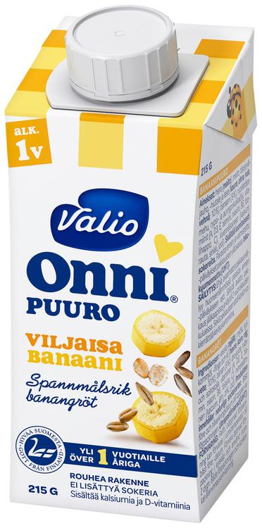 Valio Onni viljaisa banaanipuuro 215 g UHT
