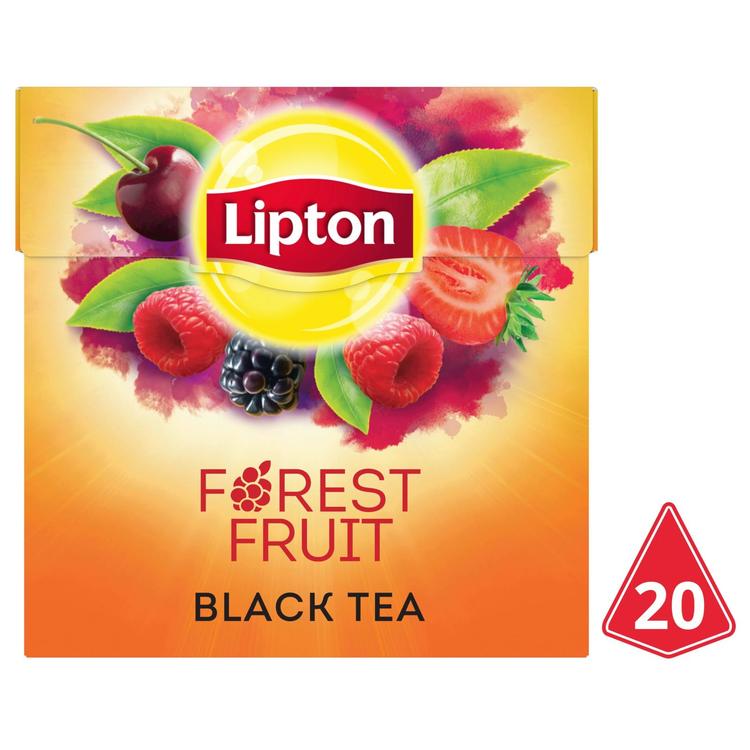 Lipton 20ps Forest Fruit pyramidi musta tee