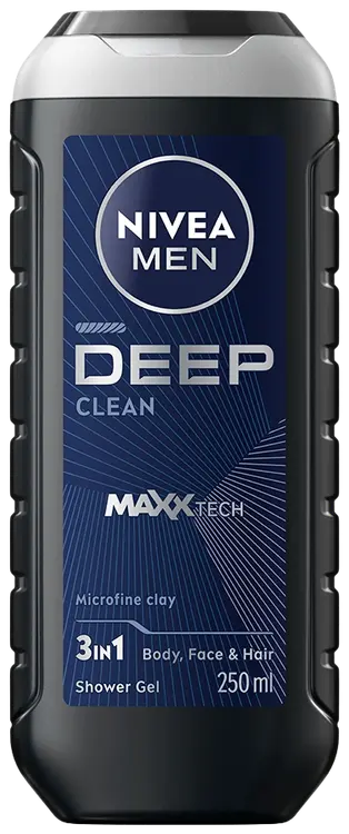 NIVEA MEN 250ml Deep Shower Gel -suihkugeeli