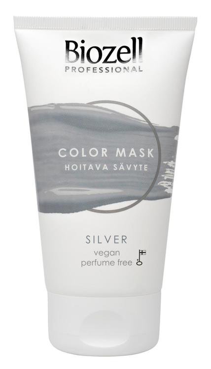 Biozell Professional Color Mask Hoitava sävyte Silver 150ml