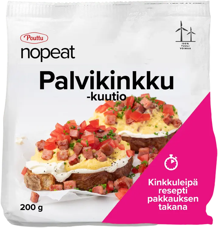 Nopeat Pouttu Palvikinkkukuutio 200 g
