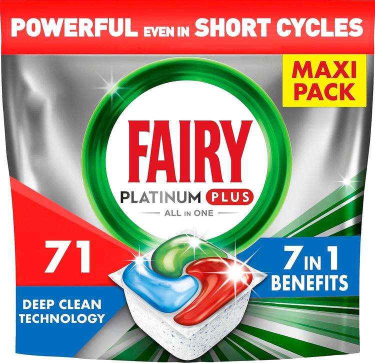 Fairy Platinum Plus All in One Deep Clean Fresh Herbal Breeze 71kpl konetiskitabletti