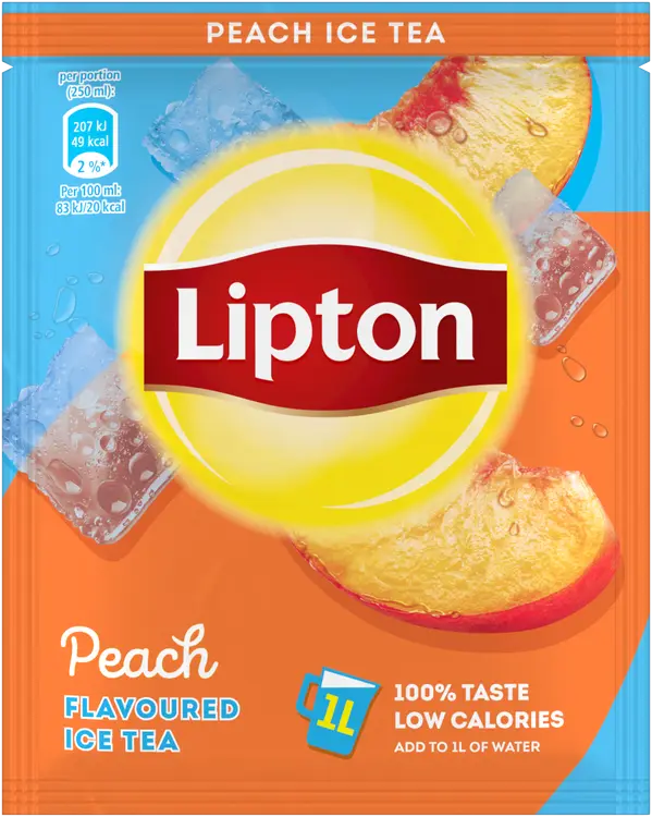 Lipton Persikanmakuinen jääteejuomajauhe 50g