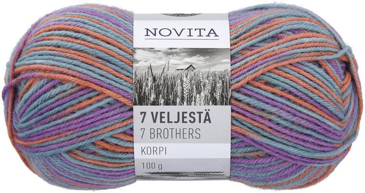 Novita lanka 7 Veljestä Korpi 100g 930