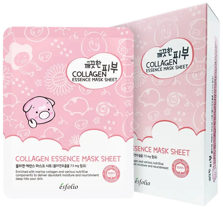 Esfolio collagen essence sheet mask-kangasnaamio