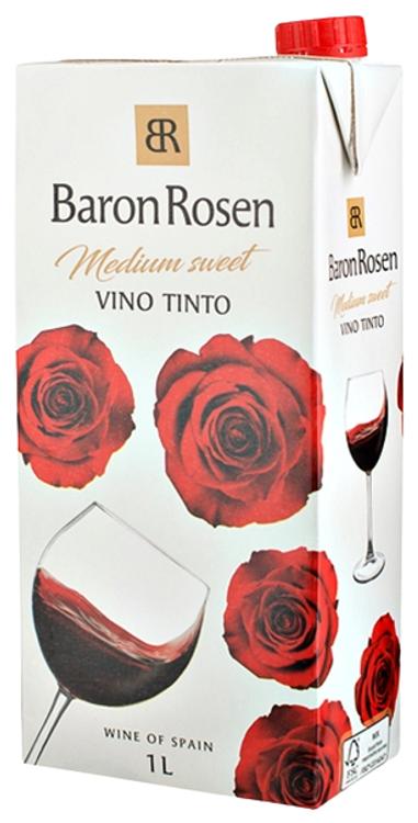 Baron Rosen Vino Tinto Medium-Sweet vein 12%vol 1L