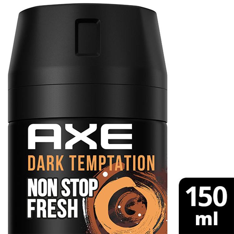 Axe Dark Temptation Deodorantti Vartalosuihke Miehille 150 ml