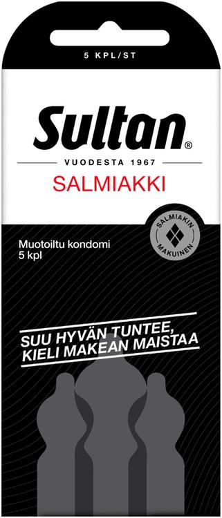 Sultan Salmiakki kondomi 5kpl
