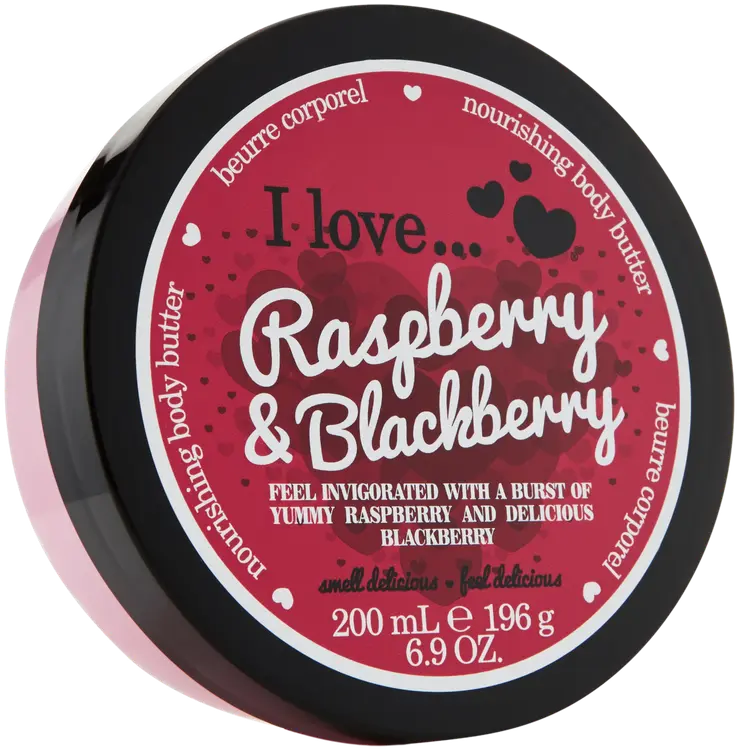 I Love hoitava vartalovoi Raspberry&Blackberry 200ml