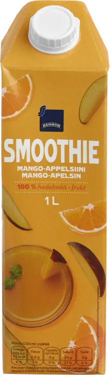 Rainbow 1l mango-appelsiini smoothie