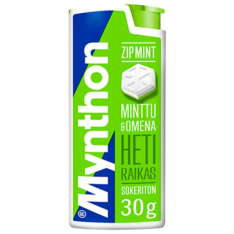 Mynthon Zip Mint Omena pastilli 30g