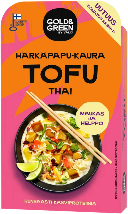 Gold&Green® Härkäpapu-Kaura Tofu 280 g Thai