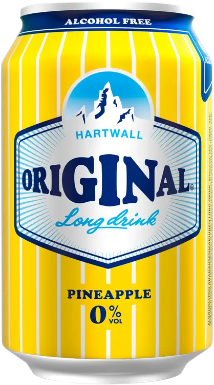 Hartwall Original Long Drink Pineapple 0% 0,33 l