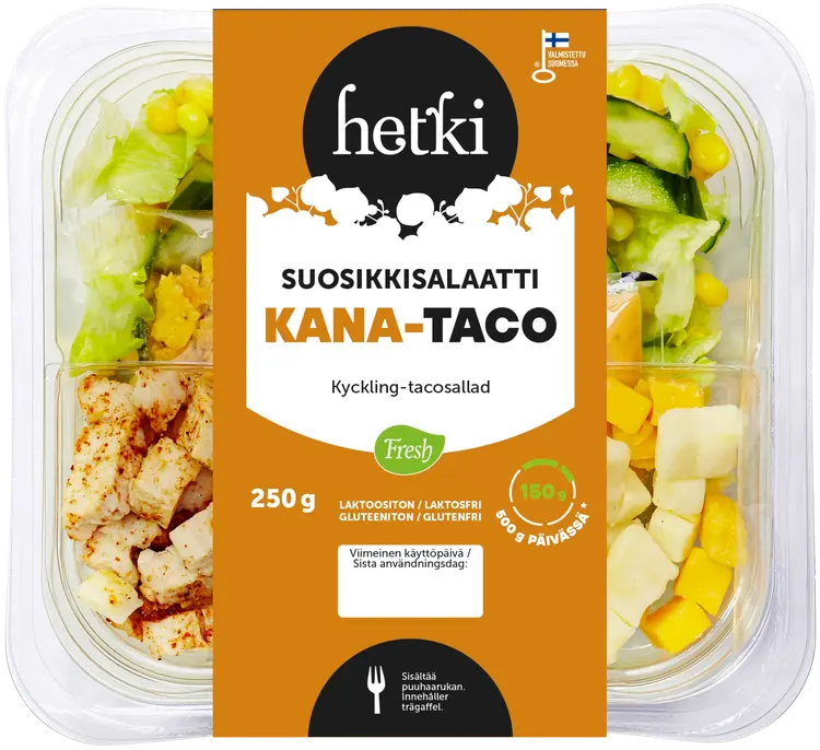 Fresh Hetki Suosikkisalaatti Kana-Taco 250g