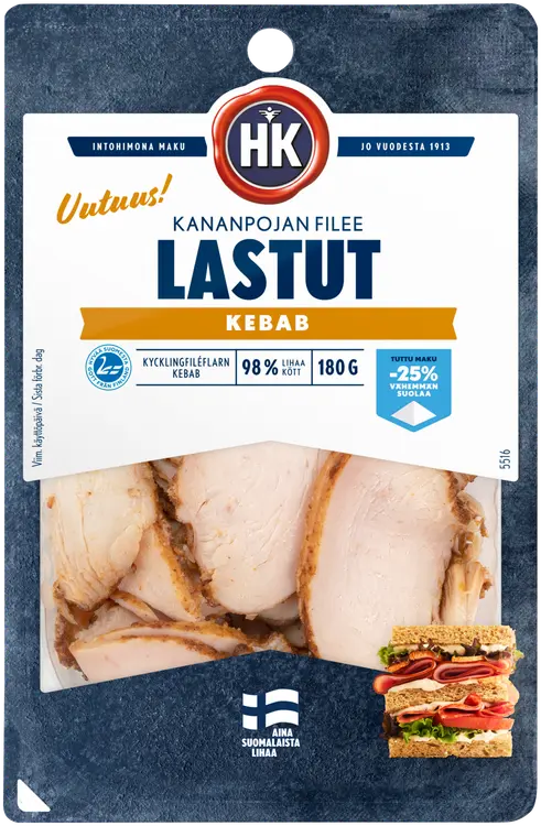 HK Lastut Kananpojan filee Kebab 180 g