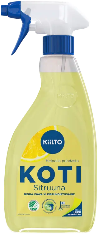 Kiilto Koti biohajoava yleispuhdistussuihke Sitruuna 600 ml