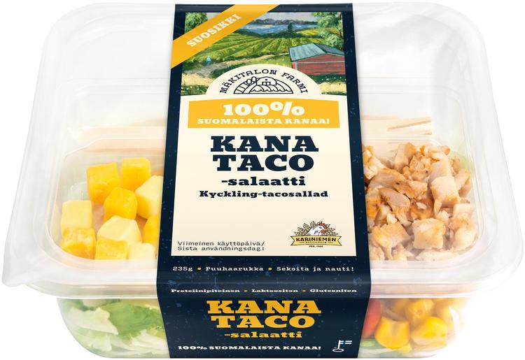 Mäkitalon Farmi Salaattiateria Kana-taco 235g