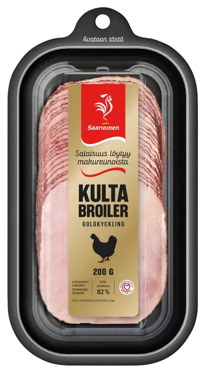 Saarioinen Kultabroiler limiviipale, kokolihavalmiste 200g