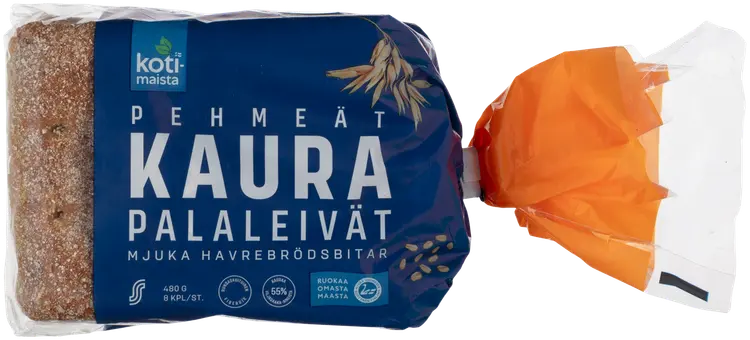 Kotimaista Pehmeät Kaurapalaleivät 8 kpl/480 g