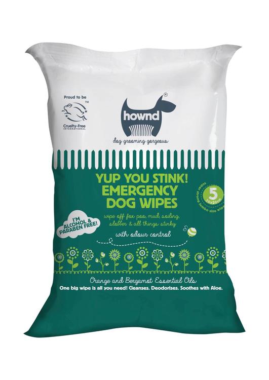HOWND Yup You Stink! Antibacterial Emergency Dog Wipes