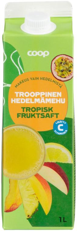 Coop trooppinen hedelmämehu 1l