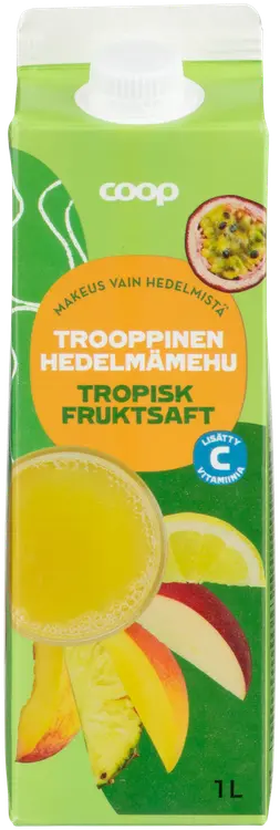 Coop trooppinen hedelmämehu 1l