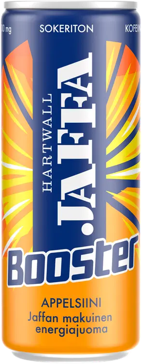 Jaffa Booster Appelsiini sokeriton energiajuoma 0,33 l