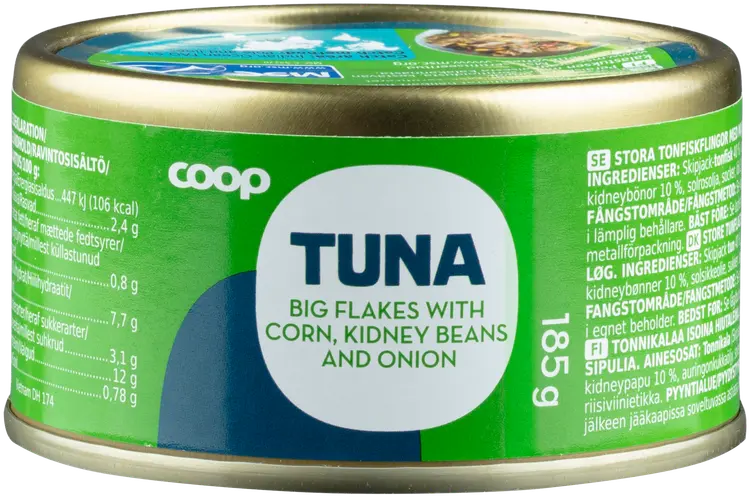 Coop tonnikala hiutaleina Mexican style MSC 185 g
