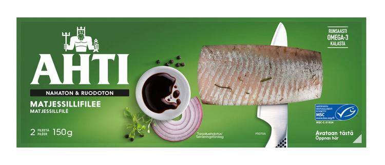 Ahti MSC matjessillifilee 150g