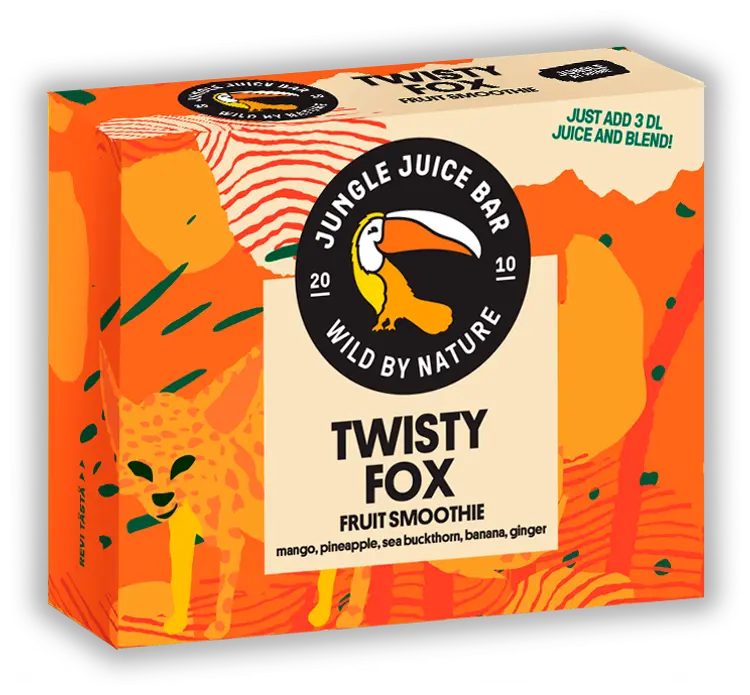 Jungle Juice Bar Twisty Fox smoothie mix 250 g