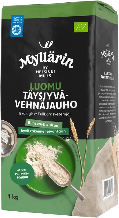 Myllärin Luomu Täysjyvävehnäjauho 1 kg