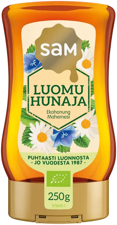 Hunajainen SAM Luomuhunaja 250g