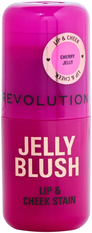 Makeup Revolution Jelly meikkipuikko poskille ja huulille 0,03g Stain Cherry Red