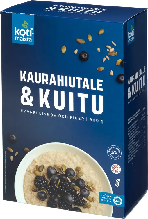Kotimaista Kaurahiutale ja kuitu 800 g